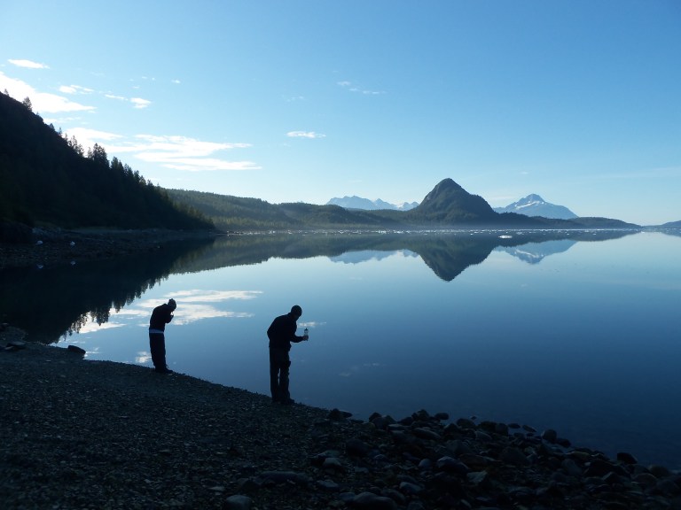 Brushing your teeth with a view